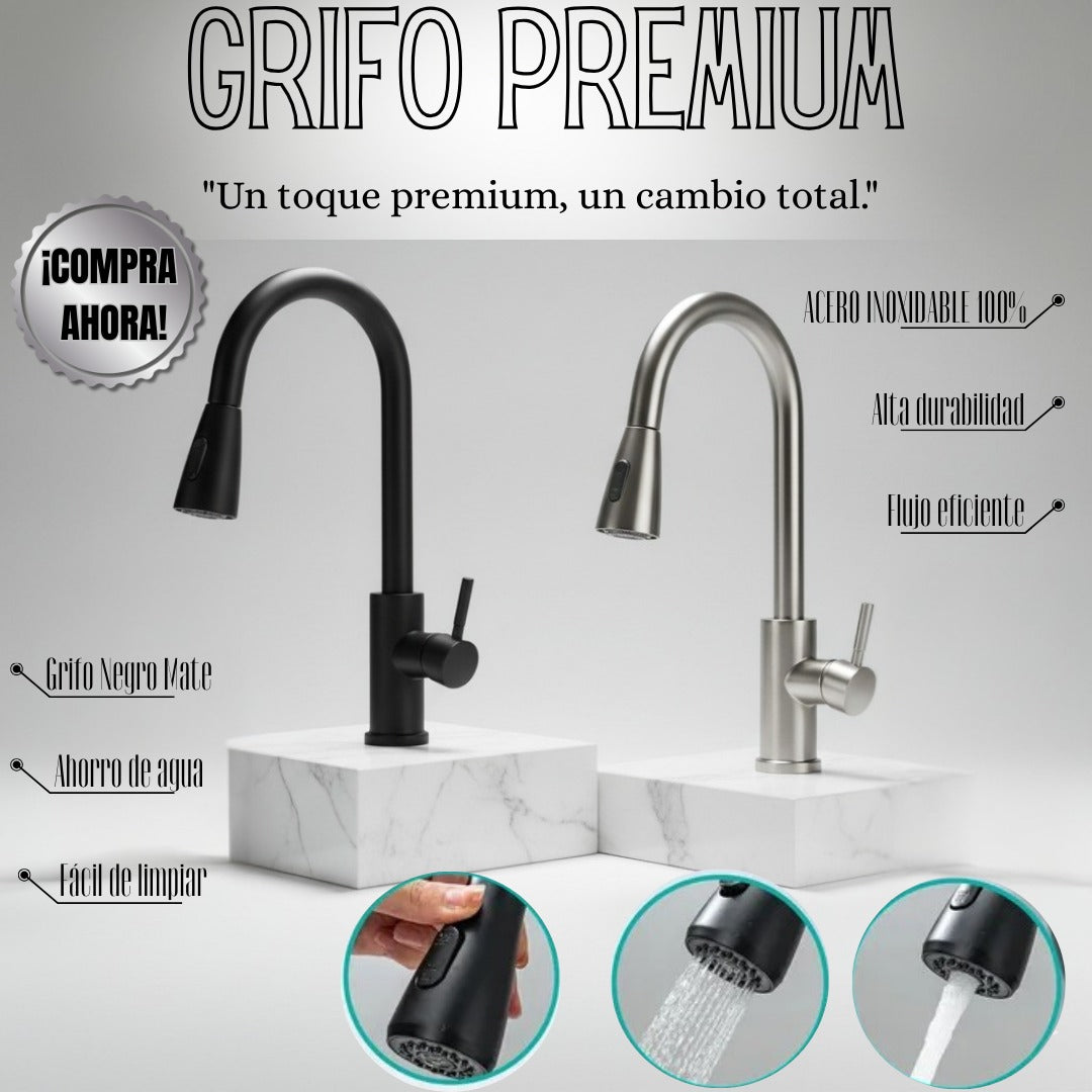 grifo para cocina extendible premium top